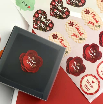 Vinylaufkleber-Dichtungs-Goldfolien-Aufkleber-Drucken Logo Label Sticker Packaging Ecos freundliches