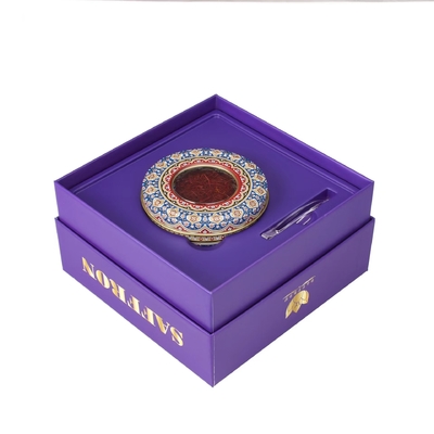 Rechteckiges Safran-Tin Box Cosmetic Tin Containers-Verpacken