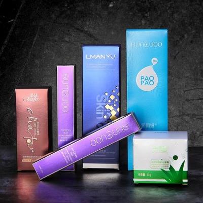 Parfümieren Sie kosmetisches verpackendes Papierkasten-zylinderförmiges Lotions-Gesichts-Serum-Kerzen-Rohr