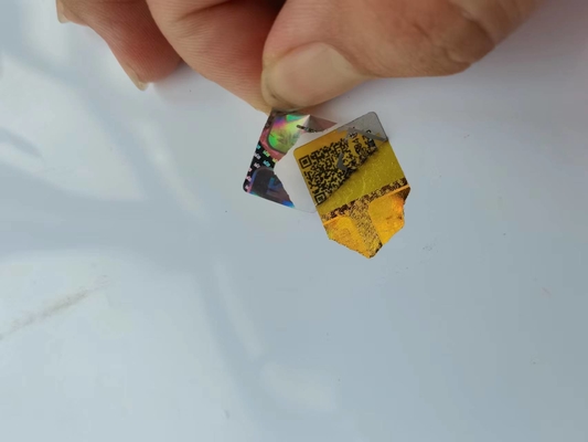 Wasserdichte holografische Anti-Fälschungs-Aufkleberfolie