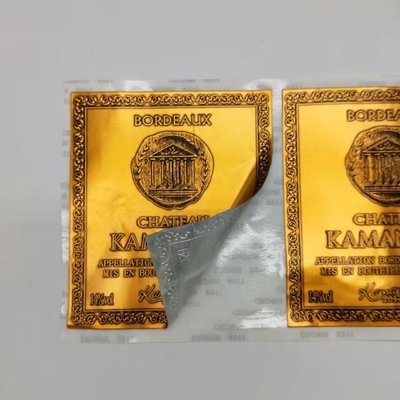 Vinyllech	Wein-Aufkleber-klebendes Metall für Farbe der Flaschen-CMYK
