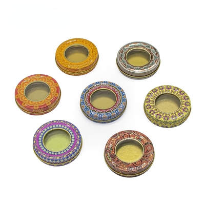 4 Unze 8 Unze asphaltieren Runde Tin Candle Containers Jarss 70x20mm