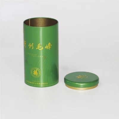 Stapelbarer kleiner Tee Tin Container Empty Round Coffee kann Lagerung