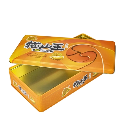 Kleiner quadratischer Metall-Tin Boxes For Candle Large-Runden-Mond-Kuchen-Verpackenrunde