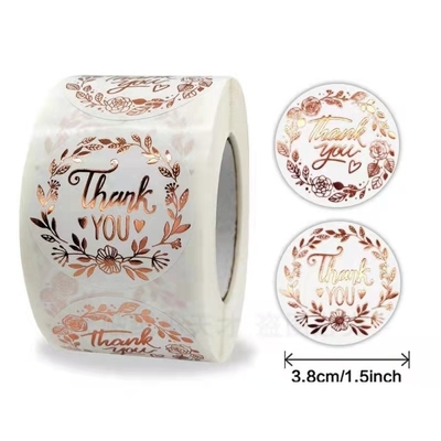 Vinylaufkleber-Dichtungs-Goldfolien-Aufkleber-Drucken Logo Label Sticker Packaging Ecos freundliches