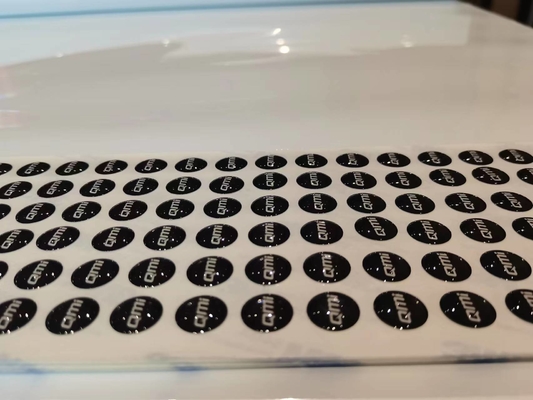 Klare Epoxidharz-Hauben-Aufkleber gelatieren Abziehbilder für Epoxidboden-Trommeln