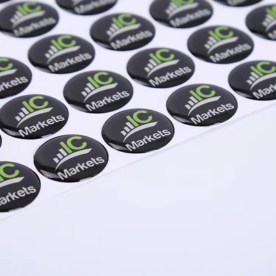 HAUSTIER wölbte sich klebender Epoxidaufkleber-Hersteller Die Cut Stickers