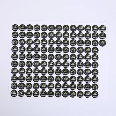 HAUSTIER wölbte sich klebender Epoxidaufkleber-Hersteller Die Cut Stickers