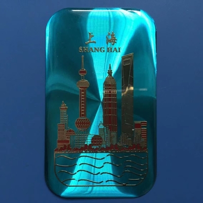Hauben-Aufkleber-Epoxidharz des Gel-3D beschriftet Crystal Logo Holographic