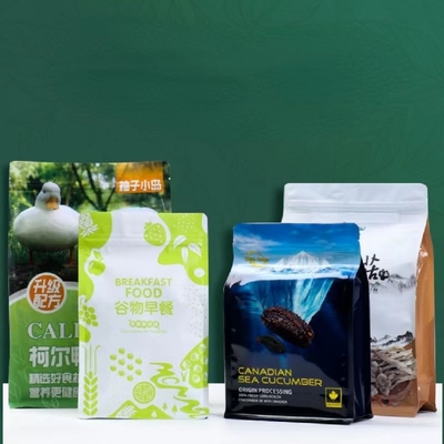 Bereifte Verpackentaschen-Kleidung mit Reißverschluss klärt wiederversiegelbare freundliche Gewohnheit Plastiktasche Eco