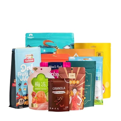 Druckgewohnheit wiederversiegelbarer Plastiktasche-Verpackenzipdruckverschluß klarer Front Jewelry