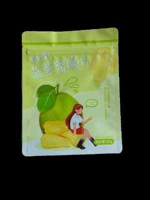 Druckplastikprodukt-Verpackentaschen mit Nahrungsmittel mit Reißverschluss