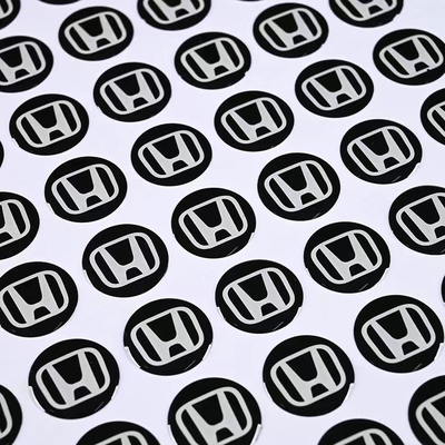 30mm Epoxidaufkleber-Druckservice-starke klebende Nummernschild-Gewohnheit