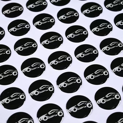 30mm Epoxidaufkleber-Druckservice-starke klebende Nummernschild-Gewohnheit