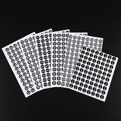 30mm Epoxidaufkleber-Druckservice-starke klebende Nummernschild-Gewohnheit