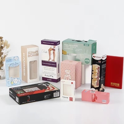 Freundlicher Recyclingpapier-Kasten Eco, der für Nahrungsmittelkosmetische Luxuspappe verpackt