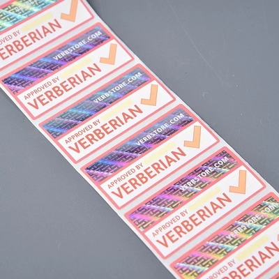 Sicherheits-Verpackenhologramm-Aufkleber-Paket-ganz eigenhändig geschrieber Besetzer-offensichtliches Aufkleber-Lipgloss 3D 2D