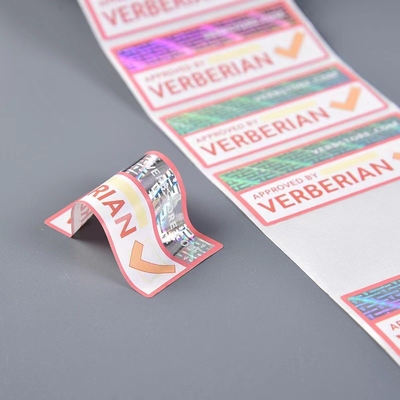Sicherheits-Verpackenhologramm-Aufkleber-Paket-ganz eigenhändig geschrieber Besetzer-offensichtliches Aufkleber-Lipgloss 3D 2D