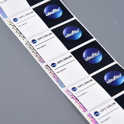 Sicherheits-Verpackenhologramm-Aufkleber-Paket-ganz eigenhändig geschrieber Besetzer-offensichtliches Aufkleber-Lipgloss 3D 2D