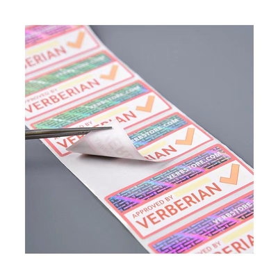 Sicherheits-Verpackenhologramm-Aufkleber-Paket-ganz eigenhändig geschrieber Besetzer-offensichtliches Aufkleber-Lipgloss 3D 2D