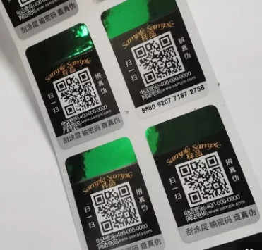 Antifälschungsaufkleber Qr-Code-Hologramm-Aufkleber-nach Maß ursprüngliche Lasers