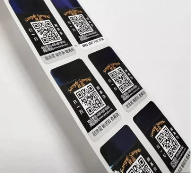Antifälschungsaufkleber Qr-Code-Hologramm-Aufkleber-nach Maß ursprüngliche Lasers