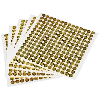 Kundengebundene Stärke-Pergamin-/Freigabe-Papier-Hologramm-Aufkleber für das Verpacken