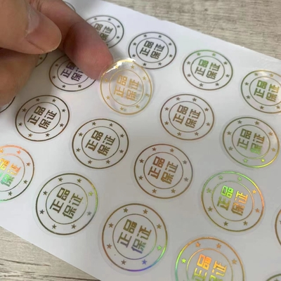 Fälschungssichere manipulationssichere Hologramm-Aufkleber, individueller Druck