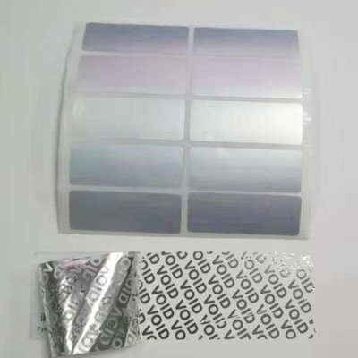 OEM-Antifälschungs-3D-Hologramm-Aufkleber, Metallnickel, VOID-Sicherheit für die Hautpflege
