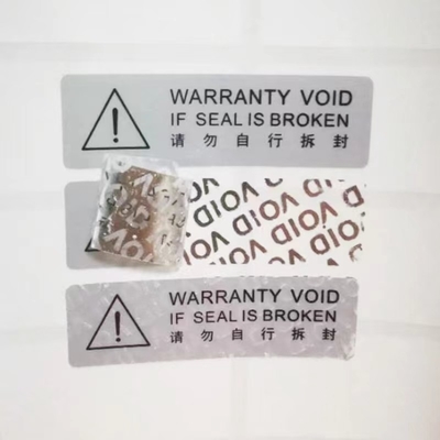 OEM-Antifälschungs-3D-Hologramm-Aufkleber, Metallnickel, VOID-Sicherheit für die Hautpflege