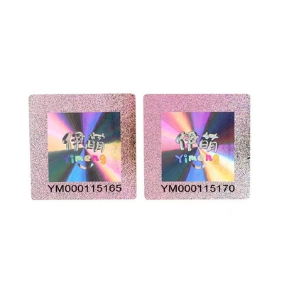 Pergamin-/Freigabe-Papierverpackenhologramm, glatt/Matte Hologram Sticker