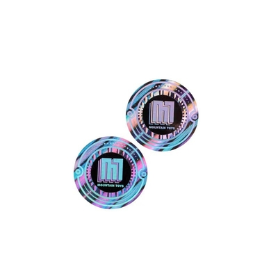 Fälschende kundenspezifischer Aufkleber-goldene Antifarbe des Hologramm-3D