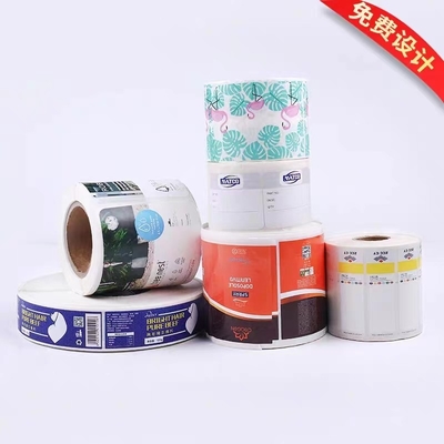 Wasserdichter kundenspezifischer Druckaufkleber, selbstklebende Vinylrollenflaschen-Verpackenaufkleber