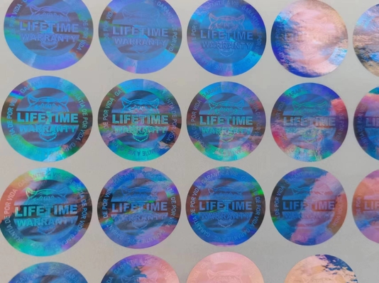Fabriklieferungen Konstruktionssicherheit Goldene Hologrammlasermarken