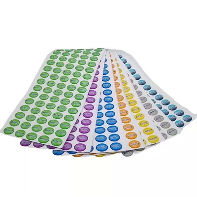 hauben-Aufkleber-Aufkleber pp. des Kreis-3d klares Epoxidpvc-HAUSTIER geführt